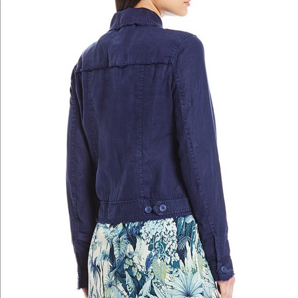 Tommy Bahama Two Palm Raw Edge Point Collar Jacket - Picture 5 of 12